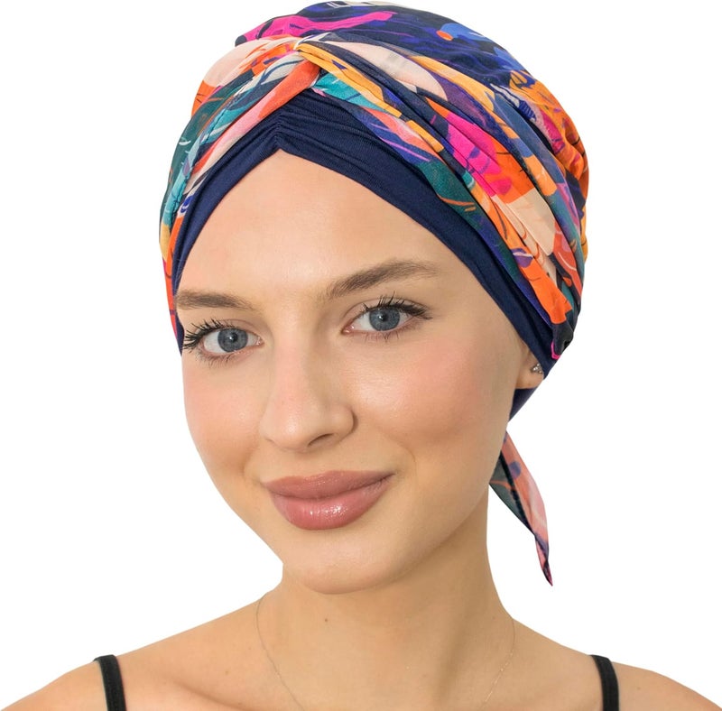 CAPLORD Head Scarf for Women Skull Cap Chemo Patients Headwear Cancer Hair Loss Scarf Headwrap Cover Hat Turban Covering Wrap - Image 5